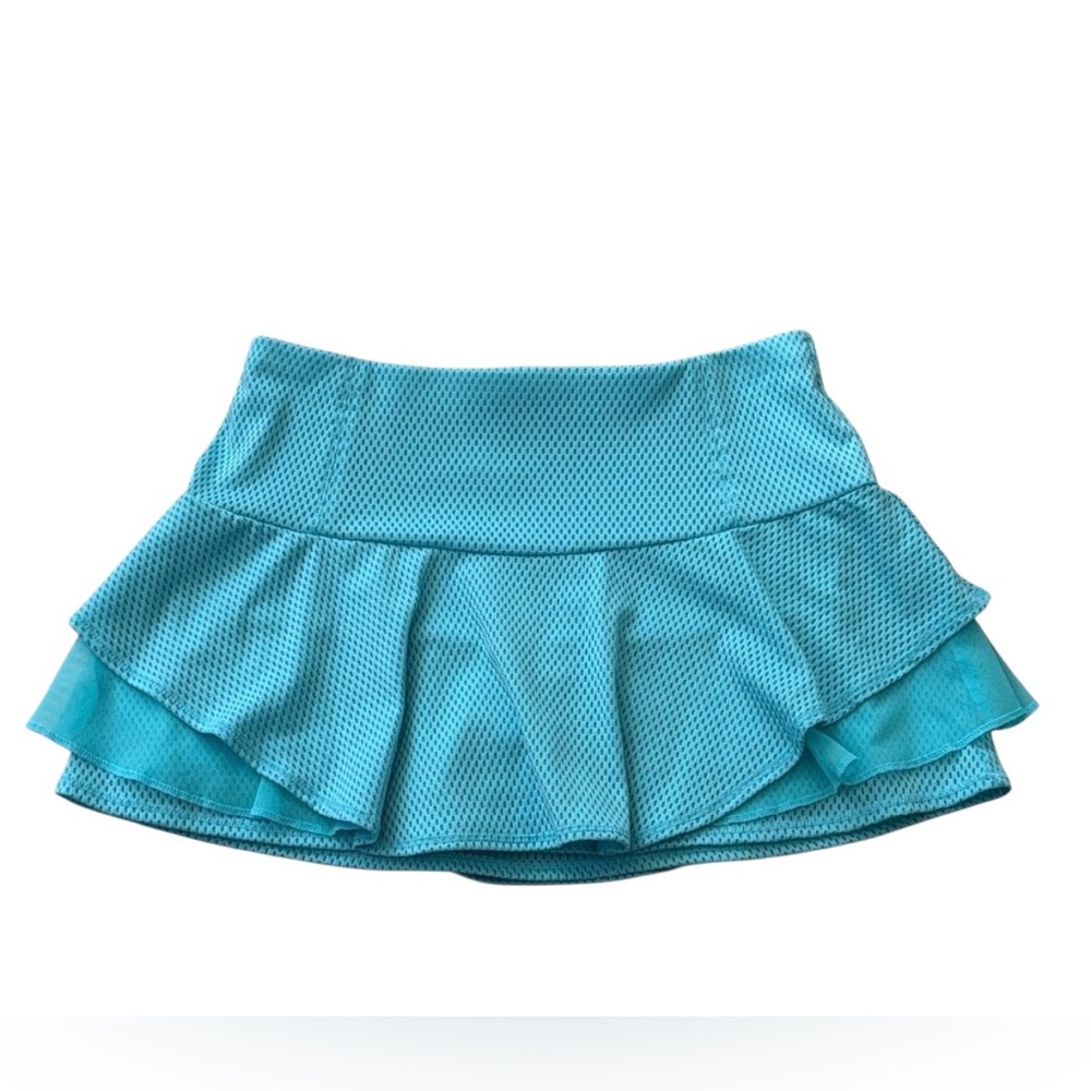 Lucky In Love Turquoise Blue Athletic Skirt Size Small